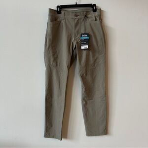 NWT Kuhl Deceptr Men's 32x32 Badlands Khaki Hiking Pants Tapered Fit
